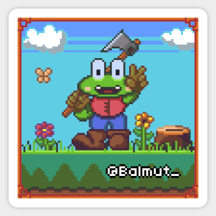 Frog Lumberjack-Recolour Sticker